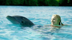 Dolphin Island Still - Tyler Jade Nixon (Annabel Coleridge) and Mitzy